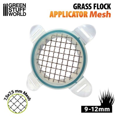 MESH LARGE ( 7.5x7.5mm ) FOR GRASS FLOCK APPLICATOR - GREEN STUFF 3662